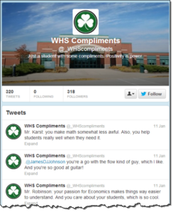 WHSCompliments Twitter Account