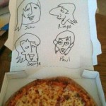 Beatles Pizza Box Art in Greenwood